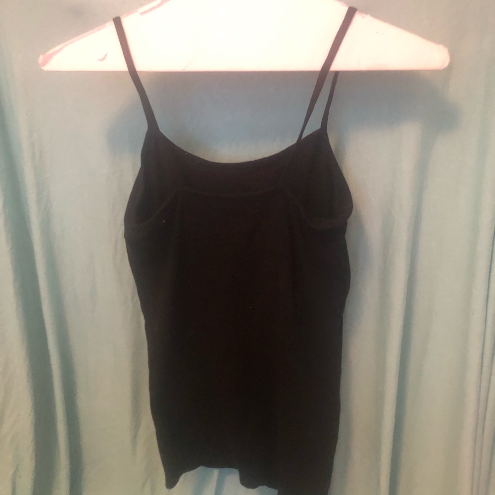 Black tank top
